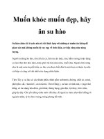 Muốn khỏe muốn đẹp, hãy ăn su hào ppt