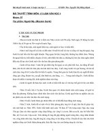 Bài thuyết trình môn: Lí luận văn học 3 pdf