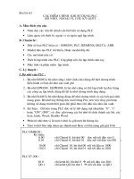 Các điểm chính khi sử dụng PLC, bộ nhớ, ngoại vi, chu kỳ quét