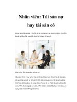 Nhân viên: Tài sản nợ hay tài sản có docx
