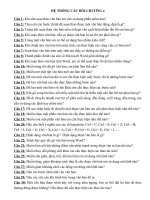 Hệ thống câu hỏi chương 4: Soạn thảo văn bản