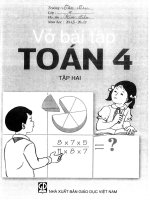 vở bài tập toán 4 - tập 2