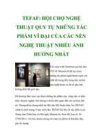 TEFAF: HỘI CHỢ NGHỆ THUẬT QUY TỤ NHỮNG TÁC PHẨM VĨ ĐẠI CỦA CÁC NỀN NGHỆ THUẬT NHIỀU ẢNH HƯỞNG NHẤT docx