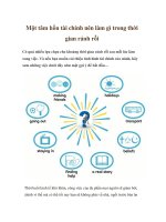 Một tâm hồn tài chính nên làm gì trong thời gian rảnh rỗi doc