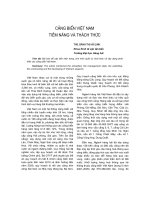 báo cáo khoa học  'cảng biển việt nam tiềm năng và thách thức'