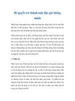 Bí quyết trở thành một độc giả thông minh potx