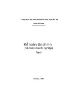 Kế toán tài chính Tập 2 potx