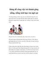 Đừng để công việc trở thành gông xiềng, xiềng xích bạn vào ngõ cụt docx