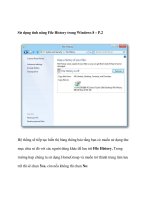 Sử dụng tính năng File History trong Windows 8 – P.2 potx