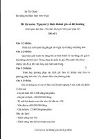 Đề thi nguyên lý hình thành giá cả thị trường doc