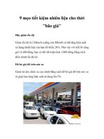 9 mẹo tiết kiệm nhiên liệu cho thời ''''''''bão giá'''''''' potx