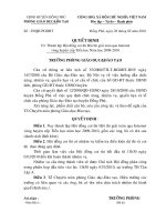 29/QĐ-PGDĐT ngày 26/2/2010 V/v Thành lập Hội đồng coi thi Hội thi giải toán qua Internet vòng huyện cấp TH