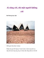 Ai cũng cởi, chỉ một người không cởi doc