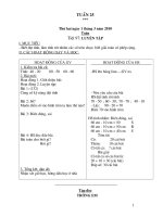Giáo án - Tuần 25- Lớp 1