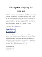 Điểm mặt một số dịch vụ DNS trung gian ppt