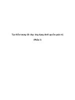 Tạo biểu tượng tắt chạy ứng dụng dưới quyền quản trị (Phần 2) potx