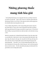 Những phương thuốc mang tính hòa giải pot
