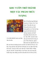 KHU VƯỜN TRỞ THÀNH MỘT TÁC PHẨM TRỪU TƯỢNG ppt