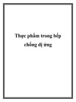 Thực phẩm trong bếp chống dị ứng pdf