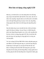 Đèn bàn sử dụng công nghệ LED pps