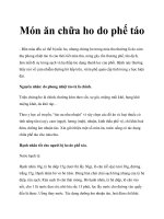 Món ăn chữa ho do phế táo pot