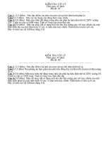 Đề kiểm tra một tiết vật lý 9 _ Tiết 50