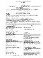 Giáo án lớp 1- TUẦN 23 - CKTKN