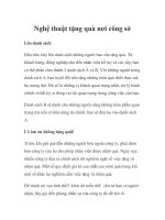 Nghệ thuật tặng quà nơi công sở pot