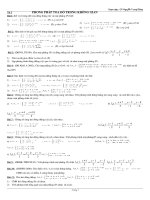 12.PT đường thẳng trong KG (P1)