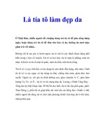 Lá tía tô làm đẹp da pps