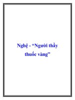 Nghệ Người thầy thuốc vàng docx