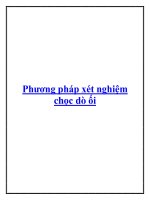 Phương pháp xét nghiệm chọc dò ối. doc
