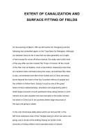EXTENT OF CANALIZATION AND SURFACE FITTING OF FIELDS docx