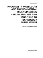 PROGRESS IN MOLECULAR AND ENVIRONMENTAL BIOENGINEERING – FROM ANALYSIS AND MODELING TO TECHNOLOGY APPLICATIONS_1 ppsx