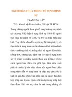 báo cáo nghiên cứu khoa học  ''''người bào chữa trong tố tụng hình sự ''''