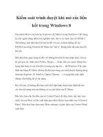 Kiểm soát trình duyệt khi mở các liên kết trong Windows 8 potx