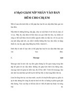 4 MẸO GIẢM NẾP NHĂN VÀO BAN ĐÊM CHO CHị EM docx