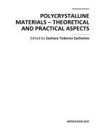 POLYCRYSTALLINE MATERIALS – THEORETICAL AND PRACTICAL ASPECTS pdf