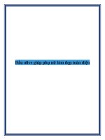 Dầu olive giúp phụ nữ làm đẹp toàn diện doc