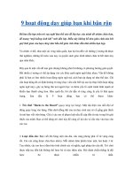 9 hoạt động dạy giúp bạn khi bận rộn pot