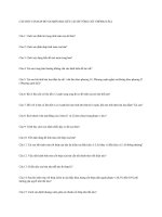 CÂU HỎI VẤN ĐÁP ĐỒ ÁN MÔN HỌC KẾT CẤU BÊ TÔNG CỐT THÉP pptx