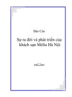 Báo cáo : Khách san Melia Hà nội pps