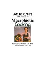 AVELINE KUSHI''''SCOMPLETE GUIDE TO Macrobiotic FOR HEALTH, HARMONY AND PEACE pdf
