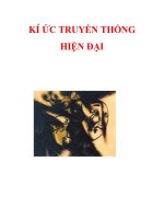 KÍ ỨC TRUYỀN THỐNG HIỆN ĐẠI potx