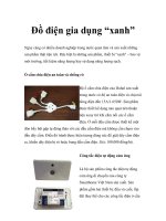 Đồ điện gia dụng “xanh” pot