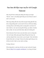 Sao lưu dữ liệu trực tuyến với Google Takeout docx