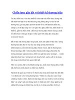 Chiến lược gắn kết với thiết kế thương hiệu ppt