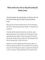 Nikon muốn máy ảnh tự chụp khi quăng lên không trung doc