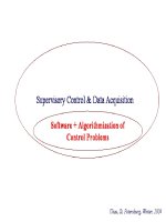 Supervisory Control & Data Acquisition - Software + Algrorithmization of control Problems pot