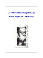 Good Pencil Shading Will Add Great Depth to Your Pieces pot